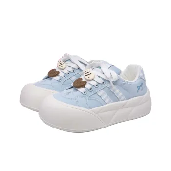 Alxnan Low Top Skateboard Shoes Women's Sky Blue Box