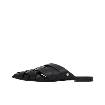 Anine Bing Closed Toe Slippers Women's Black