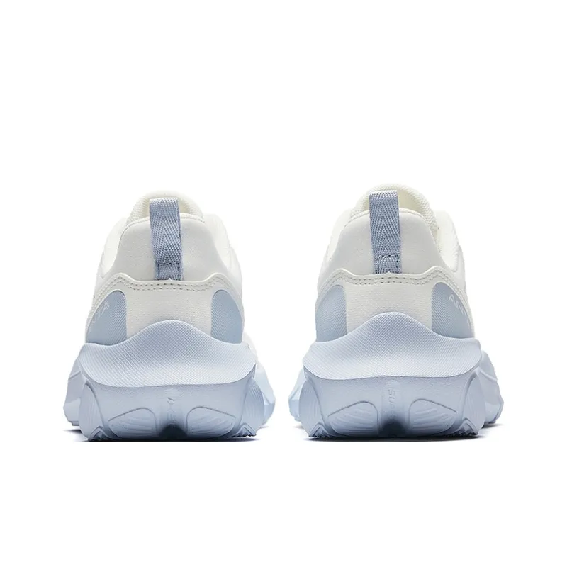Anta Cushioning And Breathable Low Top Casual Running Shoes Women's White Blue-3
