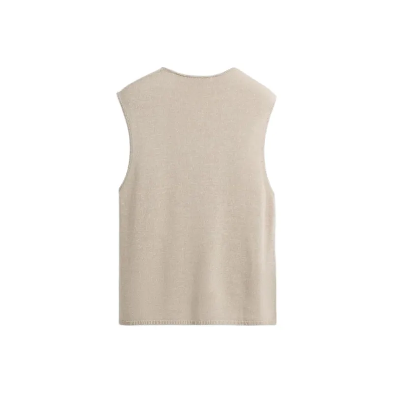 ZARA Tank Tops Men Light Beige-1