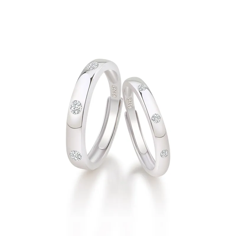 AJIDOU 925 Sterling Silver Rings Unisex-0
