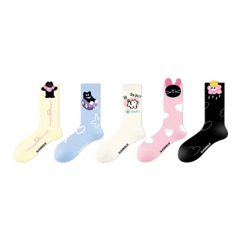 Gentle Welcome Mid Calf Socks Women's 5 Pack