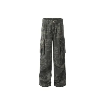 WHELVE Cargo Pants Unisex Camouflage