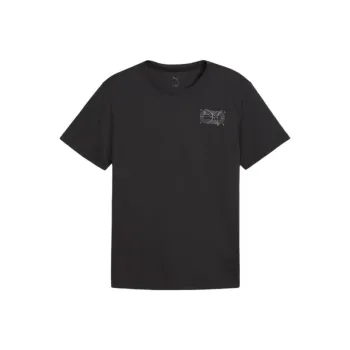 PUMA GRAPHICS SS25 T Shirt Men's Black