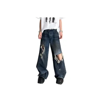 Imcrasy Jeans Unisex Blue