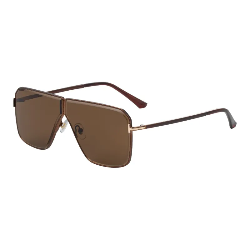 YALMY Metal Irregular Shape Sunglasses Unisex-2