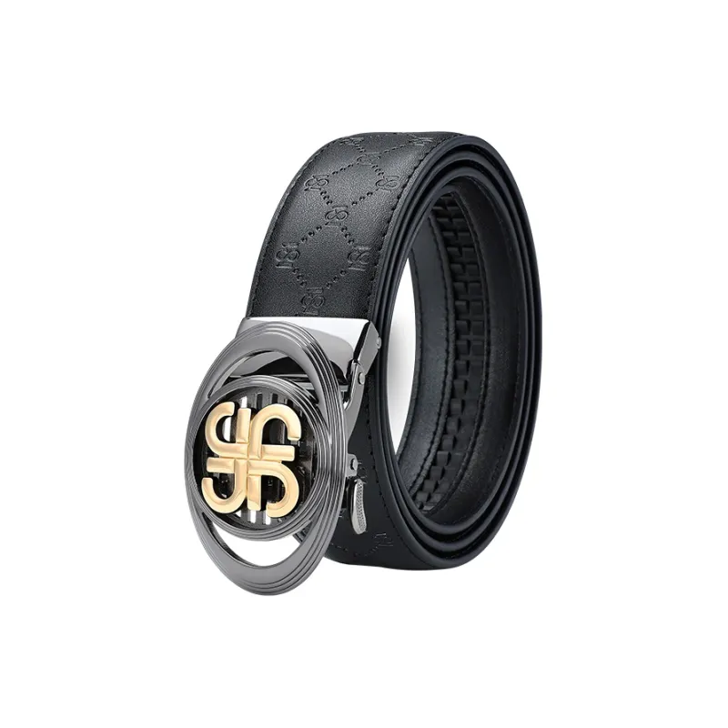 MILLIE'S Cow Split Leather Belts Men's Width  3.5cm-0
