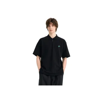 WILD LEADER Polo Shirts Men Mysterious Black[TW5118247]