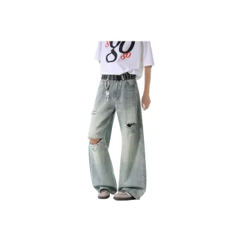 PANDA ADEVIL Jeans Unisex Mint Green