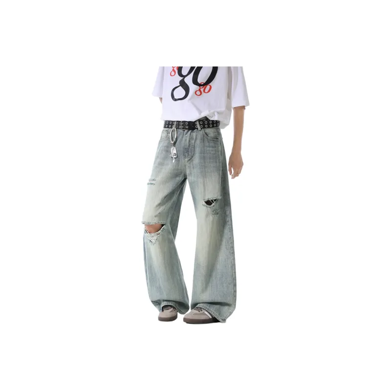 PANDA ADEVIL Jeans Unisex Mint Green-0