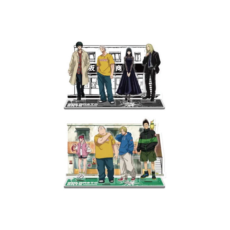 SUNRISEPOP Sakamoto Everyday Merch Main Characters Scenario Acrylic Stands-1