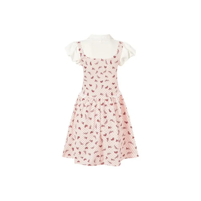GUOZHEN Short Sleeved Dress Women's-1