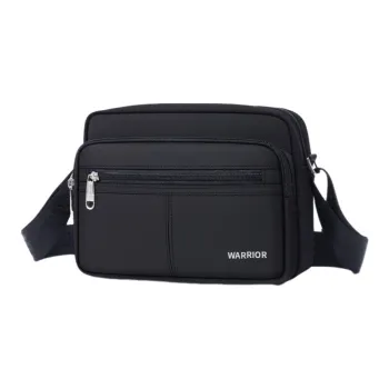 Warrior Oxford Crossbody Bag, Shoulder Bag Regular Unisex Black