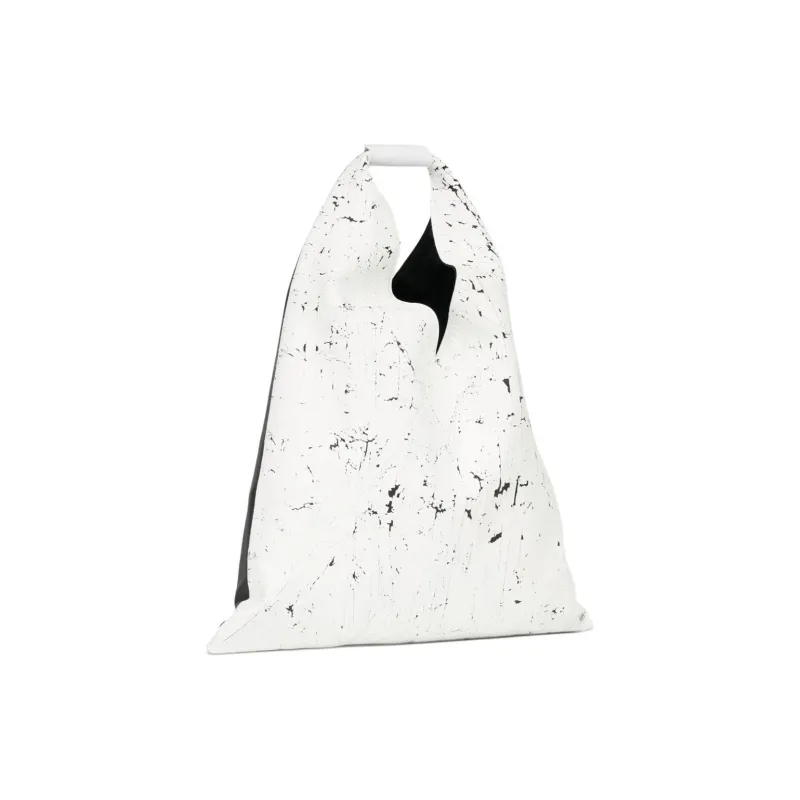 MM6 Maison Margiela Calfskin Handbag Women's White-1