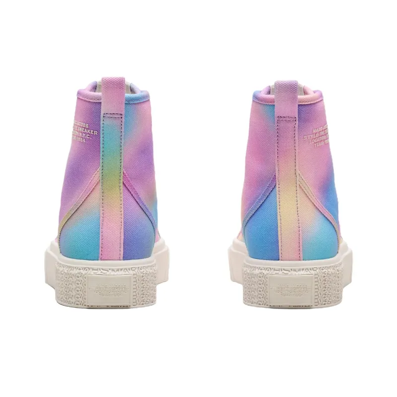 MARC JACOBS The Airbrush High Top Canvas Shoes Women's Multicolor-3