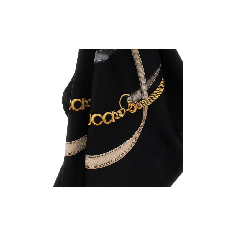 GUCCI Silk Scarves Women's Black-2