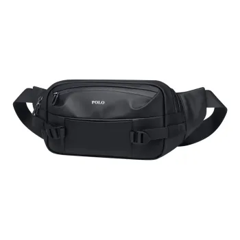 POLO Fabric Sling Bag Regular Men's Black/Gray