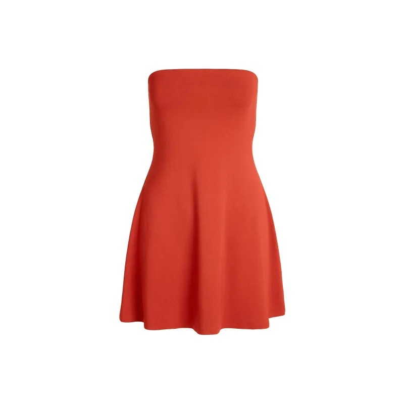 SKIMS SS25 SMOOTH LAYERS STRAPLESS MINI DRESS Sleeveless Dress Women's-0