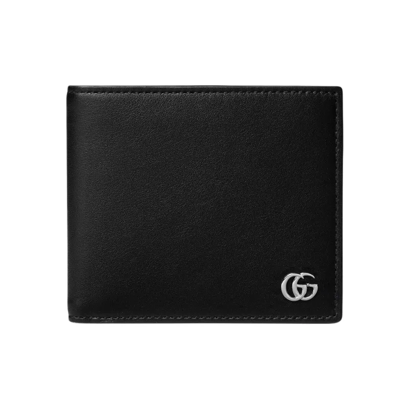 GUCCI Leather Wallet Men's Black-0