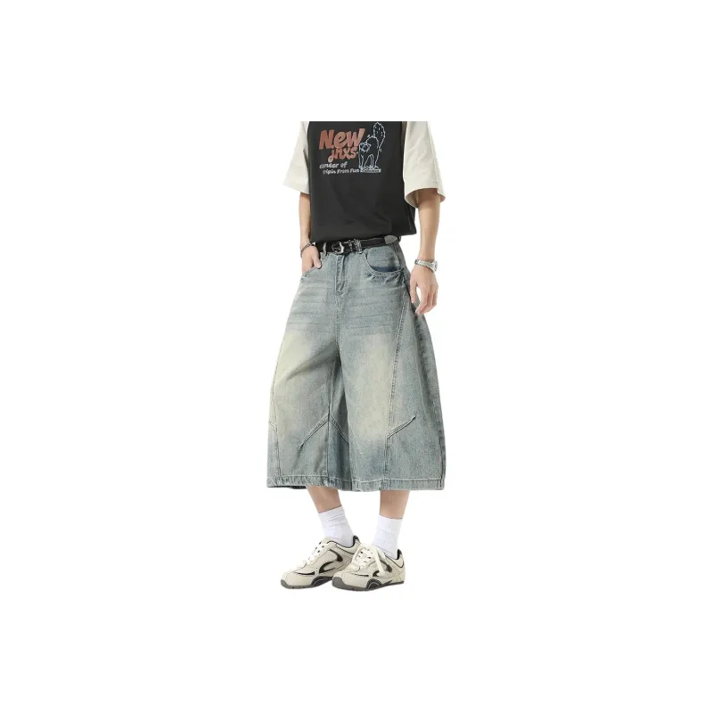 Weles Denim Shorts Unisex Blue-0