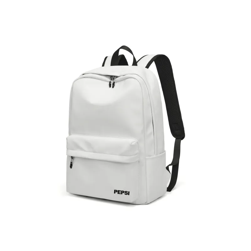 Pepsi Collaboration Water Repellent PU One Shoulder Backpack Fanny Pack Large Size Unisex Black/White-1
