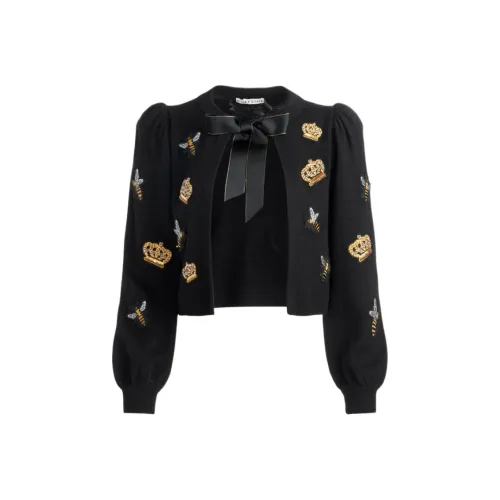 ALICE+OLIVIA Bow tie Cardigan