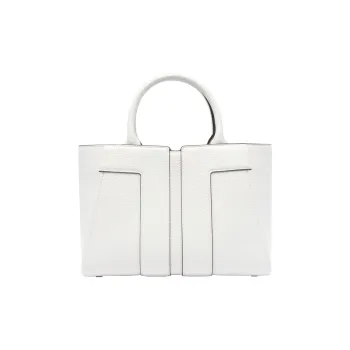 Elisabetta Franchi Polyester Tote Bag, Shopping Bag, Shoulder Bag, Crossbody Bag, Handbag Women's White