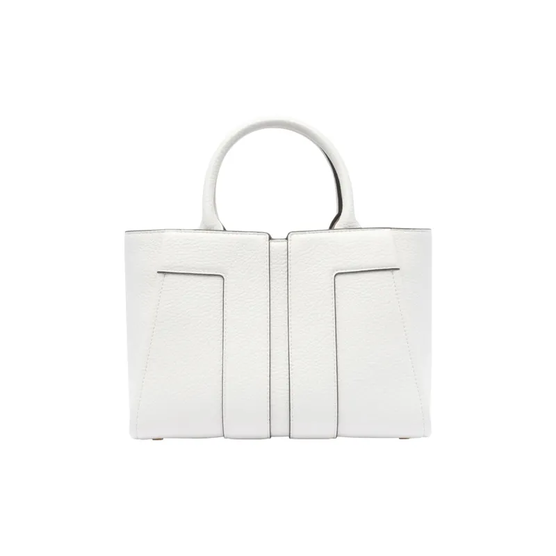 Elisabetta Franchi Polyester Tote Bag, Shopping Bag, Shoulder Bag, Crossbody Bag, Handbag Women's White-0
