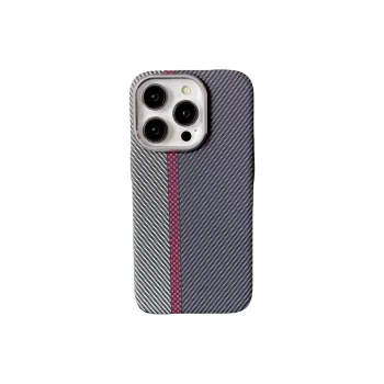 Record Star PC Material Magnetic Kevlar Texture Phone Cases Compatibility IPhone15pro Girlish Business Formal Style