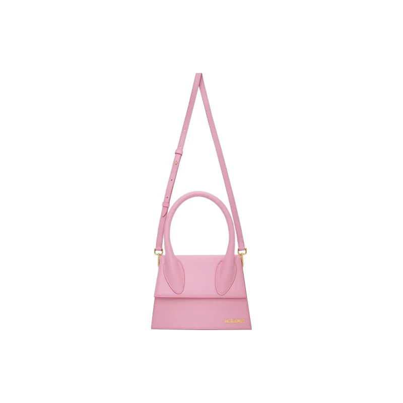 Jacquemus Leather Handbag Women's Light Pink-1