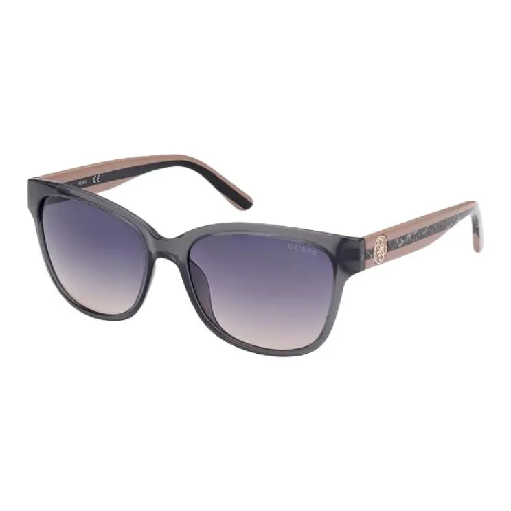 GUESS Plastic Irregular Shape Sunglasses Women's Black-0