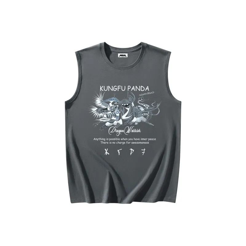 Kung Fu Panda Tank Tops Unisex-9