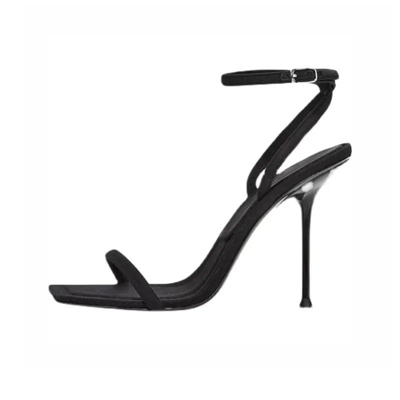 Zomila One Strap Sandals Women's Black-0