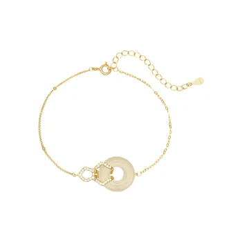 Strange Snow Chalcedony Bracelets Women's
