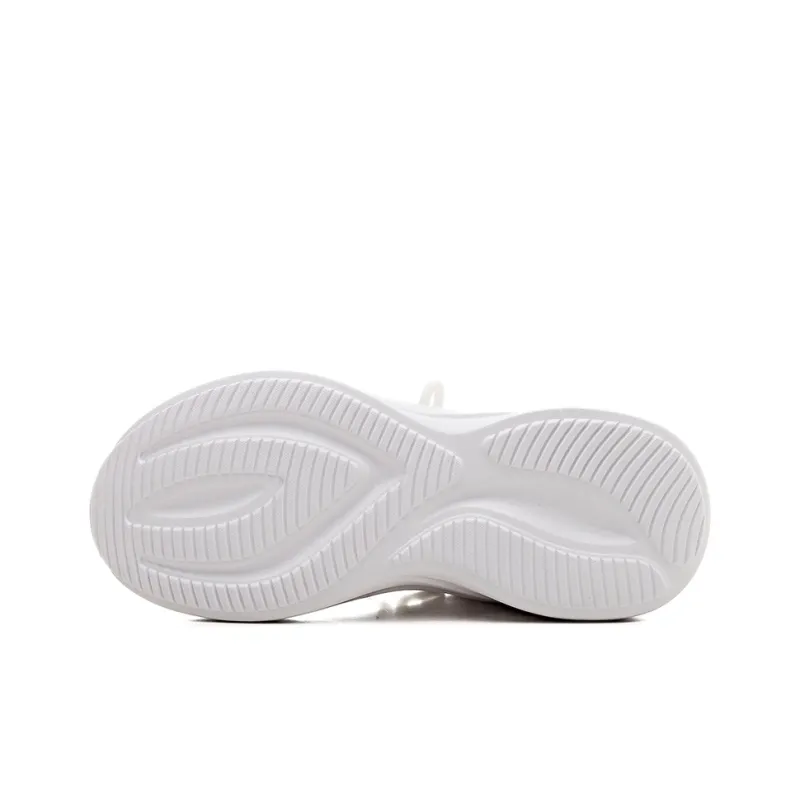 HUANQIU Slip Resistant And Breathable Coverage Low Top Casual Running Shoes Women's White Purple-4
