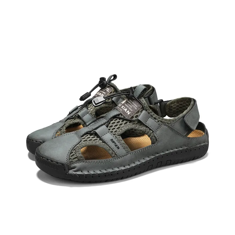 AIPSEN River Trekking Shoes Men's Gray-2