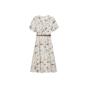Mu Xiao Xin Short Sleeved Dress Women's