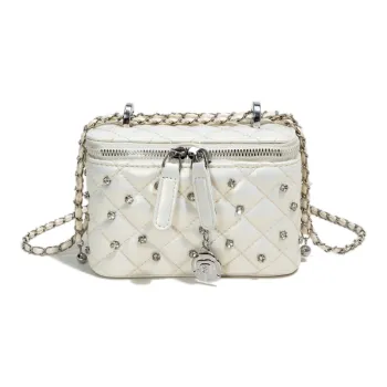 Single Warehouse PU Crossbody Bag, Shoulder Bag Women's Ecru/Yellow/Pearl White/Black