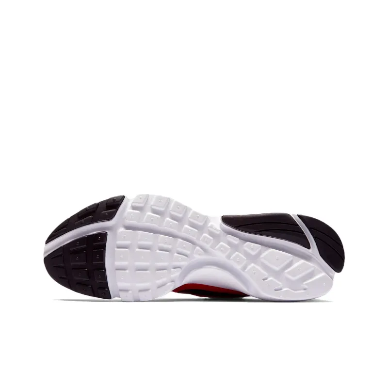 Nike Presto Fly Abrasion Resistant Slip Resistant Low Top Casual Shoes Men's Red-4