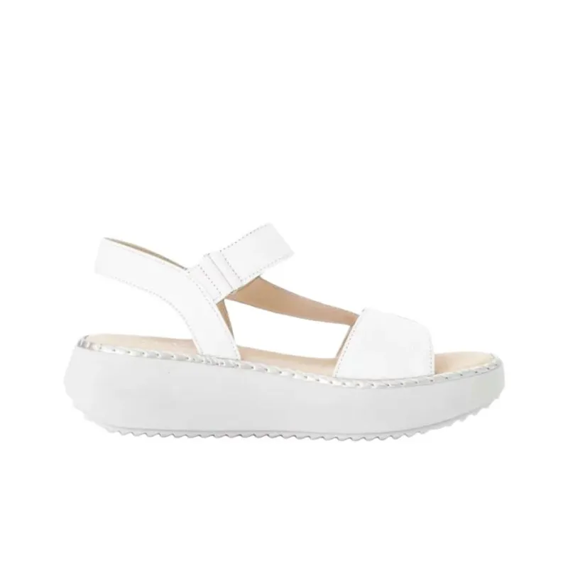 Gabor Fashion One Strap Sandals 5.5cm Women's White-1