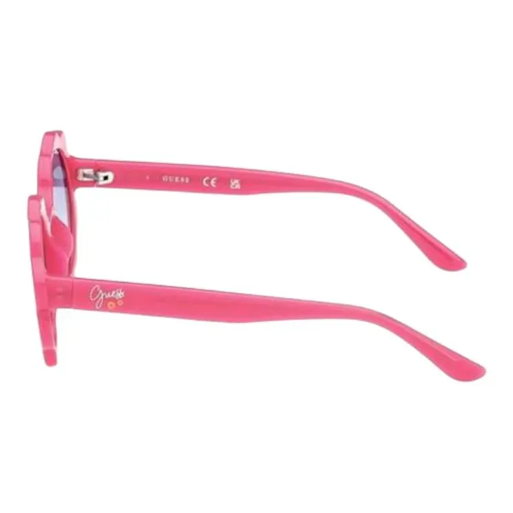 GUESS Plastic Round Sunglasses Kids' Pink-1