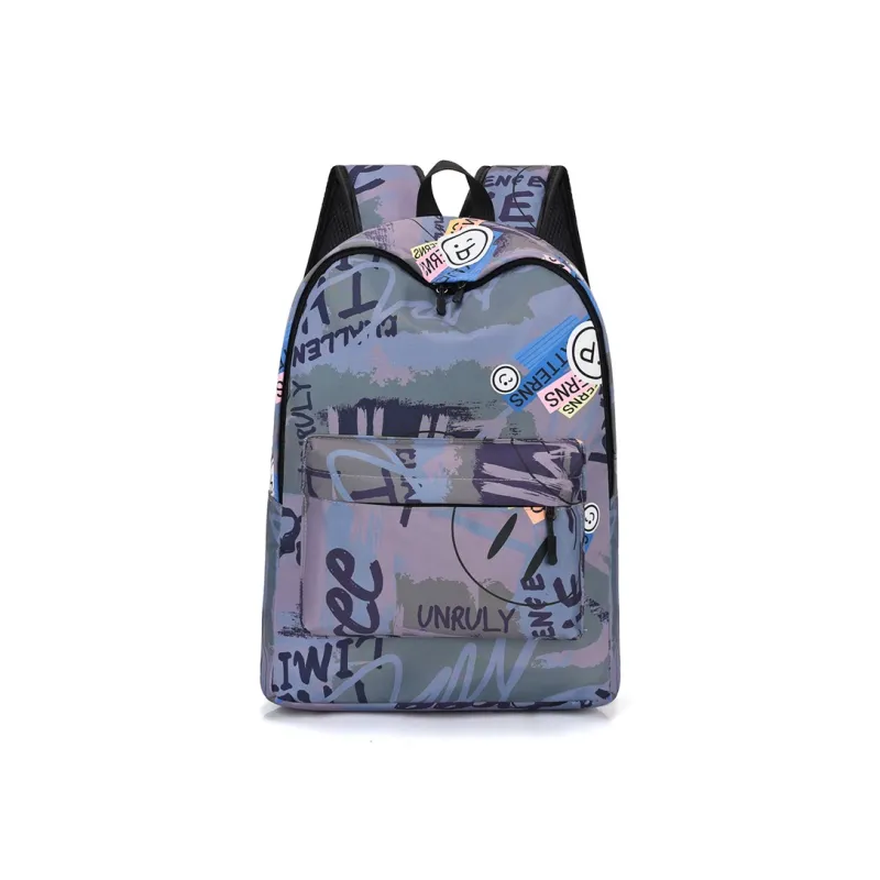 Parker Bear Polyester Backpack Regular Unisex Multicolor-4
