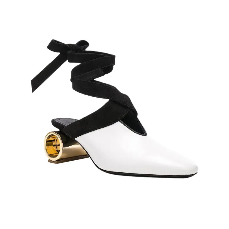 JW Anderson Irregular Heel High Heels 5cm Women's White-2