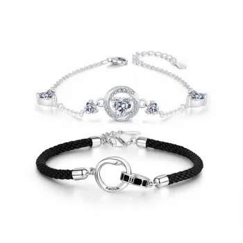 CHINA GOLD S999 Fine Silver Bracelets Women's