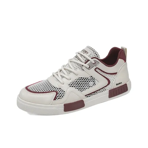 BAKE Slip Resistant, Lightweight, And Breathable Low Top Skateboard Shoes Men's