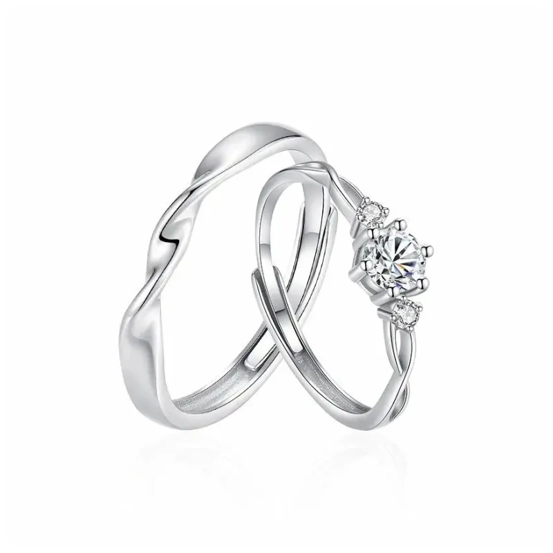 LUCA Sterling Silver Rings Unisex-6