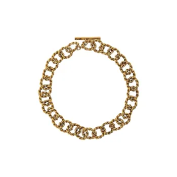 SAINT LAURENT Metal Necklaces Women's Gold