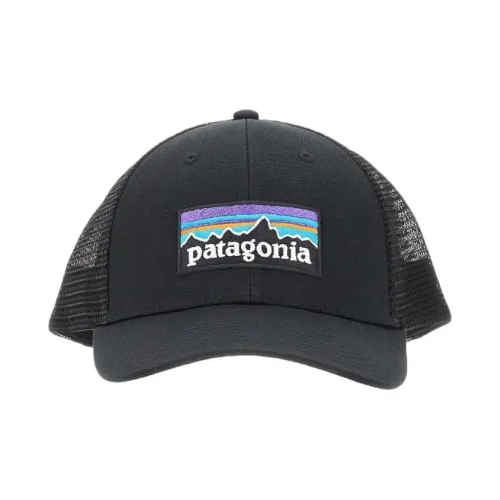 Patagonia Organic Cotton, Canvas, Recycled Polyester Baseball Caps Men's Black
