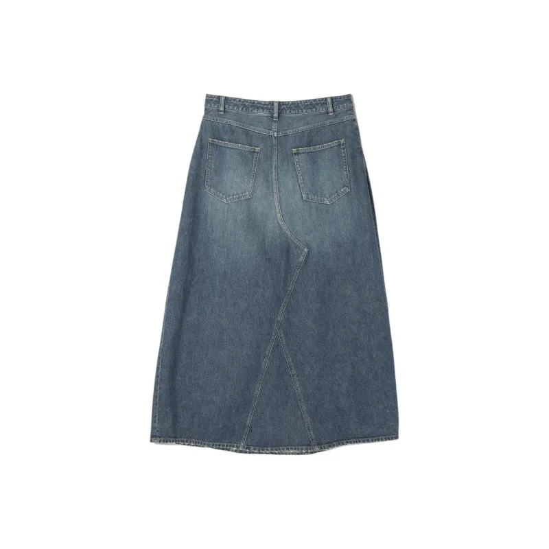 Needles SS25 Denim Long Skirt Women's-2
