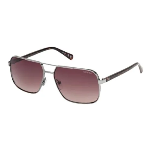 GUESS Metal Aviator Sunglasses Men's Tortoiseshell